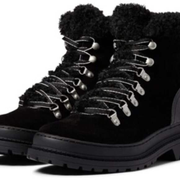 Splendid Yvonne Lug Sole Hiker Combat Women's Boot Black Size 8 - Picture 7 of 7